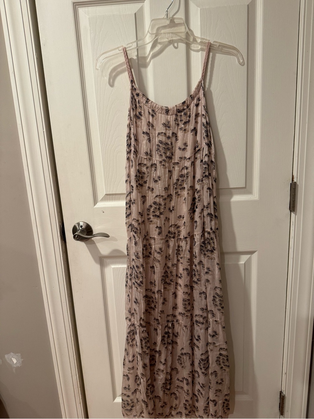 Elena Baldi silk blend maxi dress.